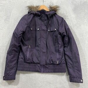 COLUMBIA Jacket Women Medium Omni Shield Faux Fur Hoof Insulated Outdoors Winter